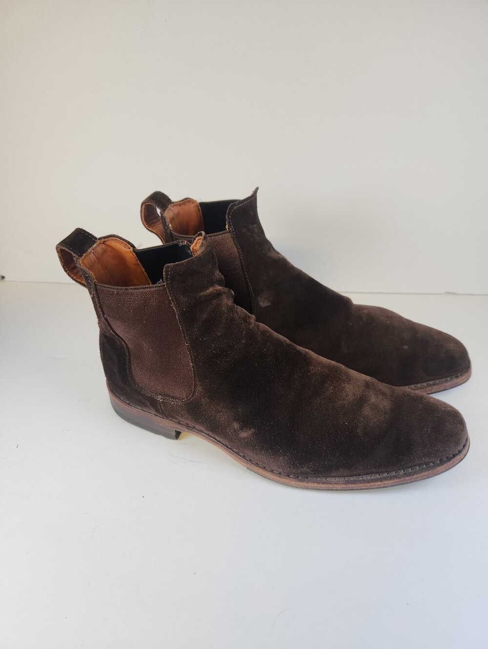 Allen Edmonds Liverpool Suede Chelsea Dress Boots 10D